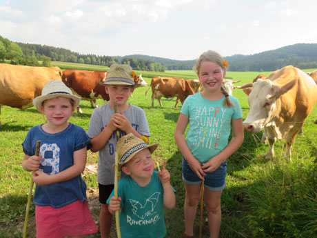 Bauernhoftiere hautnah erleben - auf dem Pfefferhof in Rinchnach!